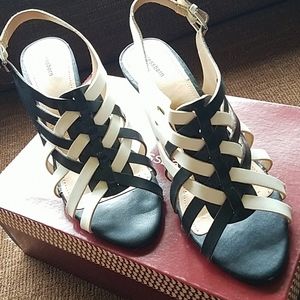 DressBarn black and white dress shoes